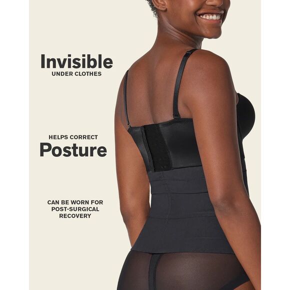 Leonisa NWT 3-Belt Custom Waist Cincher with Lumbar Support M/L - Picture 4 of 6